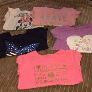 Girls tee shirts size 3t